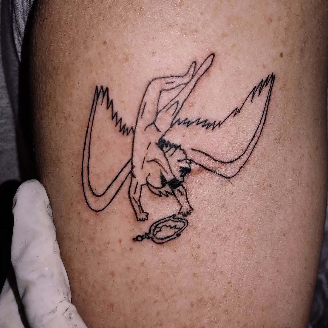Tatuagem Anjo Caído