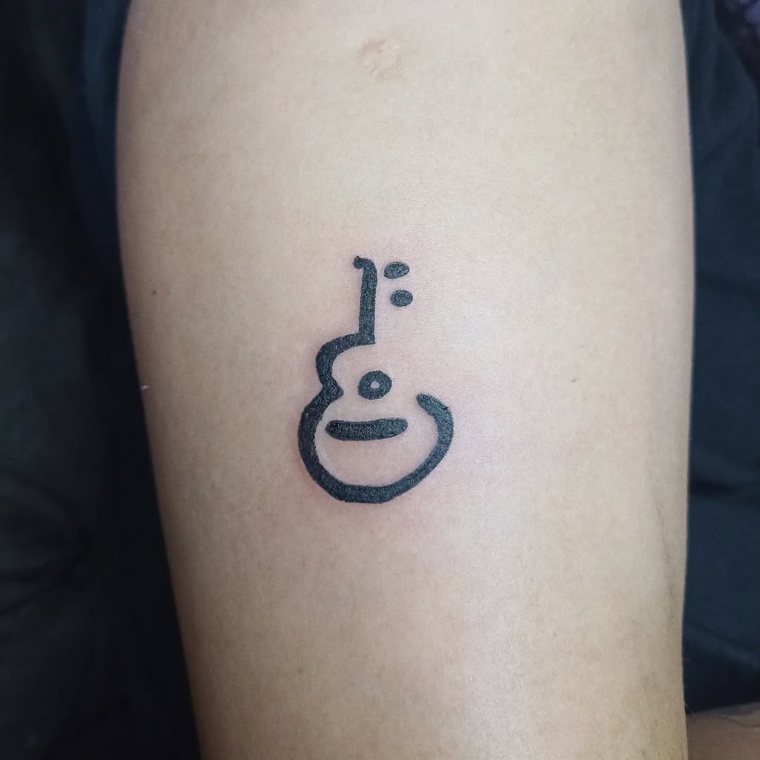 Tatuagem Violão